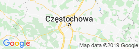 Czestochowa map